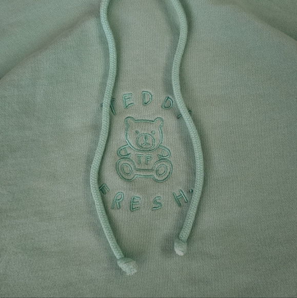 Teddy Fresh Women's Pastel Colorblock Hoodie Size Medium - Picture 3 of 9